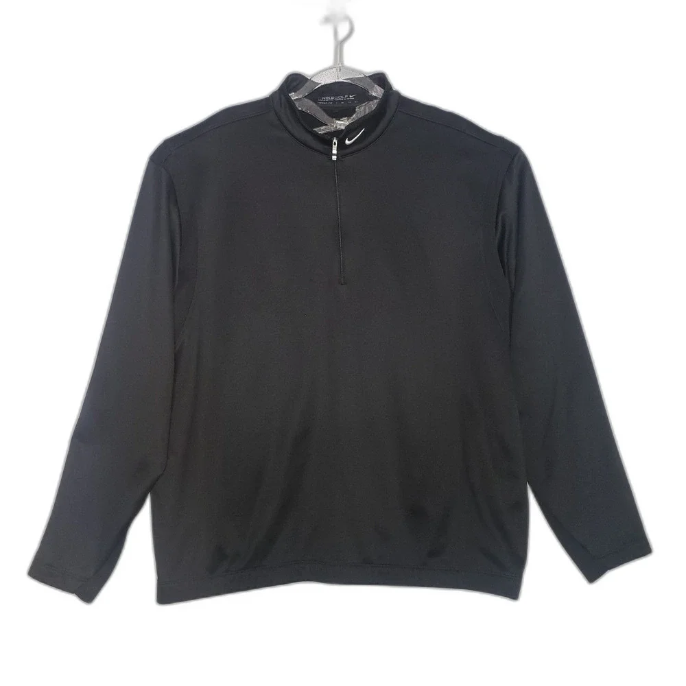NIKE GOLF Therma-Fit Black Shirt Mens Size XXL